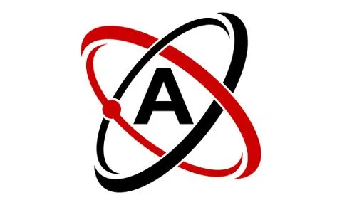 Atom Technology Initial A Stock-Illustration