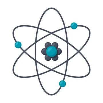 Atom Vector Icon Stock Illustration