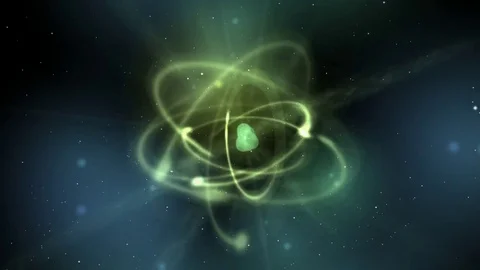 Atom. Wave properties of matter Stock Footage 74829227