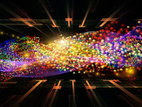 Atomic Advancement Illustrazione stock