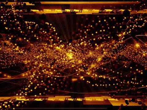 Atomic Backdrop Stock Illustration