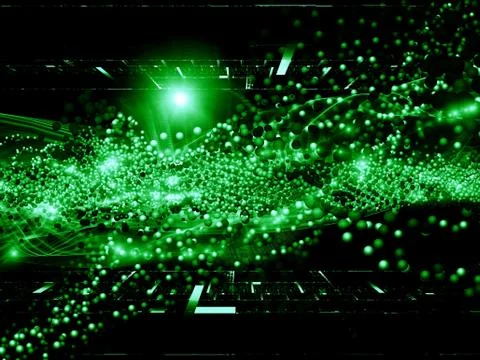 Atomic Background 스톡 일러스트