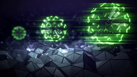 Atomic Bass Looping Animation Stock Footage 73609837