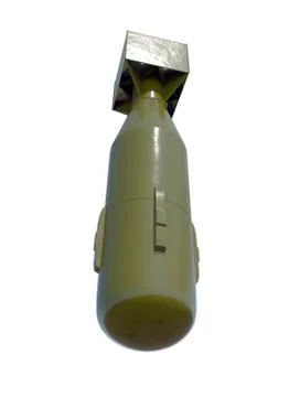 Atomic bomb. 3D rendering Stock Illustration