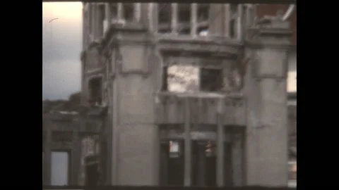 Atomic Bomb Dome 1972 Stock Footage 161435726