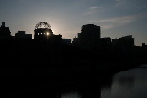 The Atomic Bomb Dome in Hiroshima Stock Photos