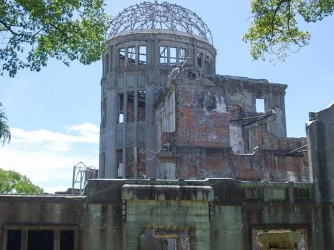 Atomic Bomb Dome in Hiroshima Stock Photos