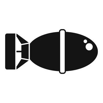 Atomic bomb exploding causing destruction and chaos Stock Illustration