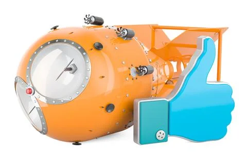 Atomic bomb, nuclear weapon with like icon. 3D rendering Stock Illustration