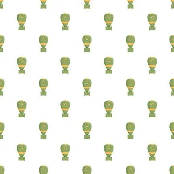 Atomic bomb weapon pattern with radiation symbol Stock Illustration