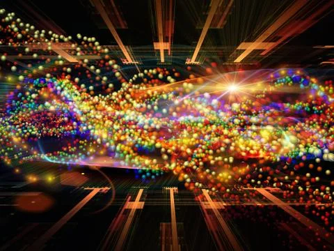 Atomic Burst Stock Illustration