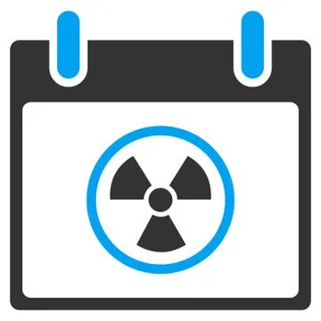 Atomic Calendar Day Vector Toolbar Icon Stock Illustration