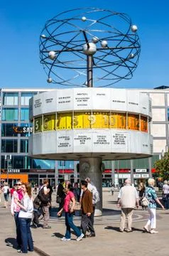 The Atomic Clock in Berlin Foto stock