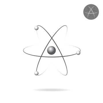 Atomic concept icon Ilustración de archivo