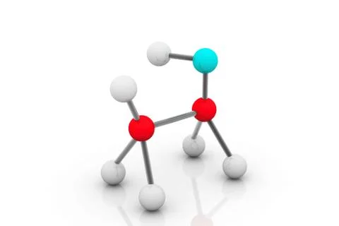 Atomic connections Stock Illustration