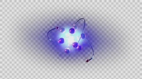 Atomic Energy Pulse Loop Video stock 64771465