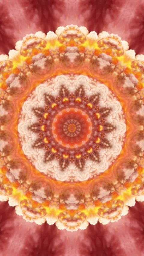 Atomic Explosion Kaleidoscope Stock Footage 245935942