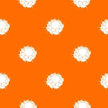 Atomic explosion pattern seamless Stock Illustration