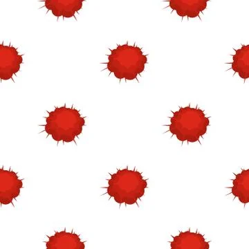 Atomic explosion pattern seamless Stock Illustration