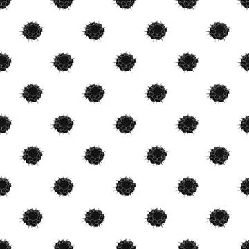 Atomic explosion pattern vector Stock Illustration