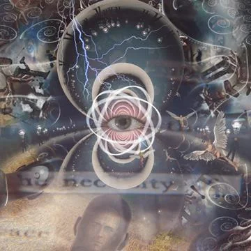 Atomic eye Stock Illustration