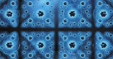 Atomic Grid Stock Footage 129440302