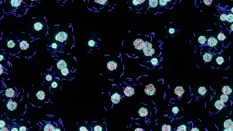 Atomic Illustration Stock Footage 221516553