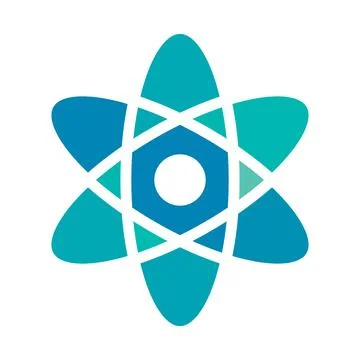 Atomic logo. Chemistry and atomic. Vector. Stock Illustration