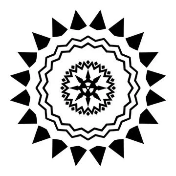 Atomic logo Stock Illustration