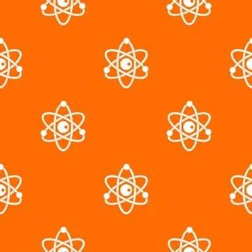 Atomic model pattern seamless Stock Illustration