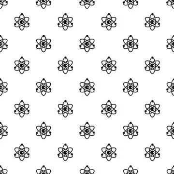 Atomic model pattern vector Stock Illustration