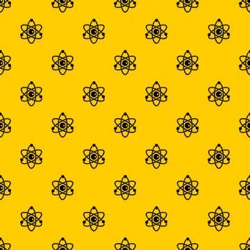 Atomic model pattern vector Stock Illustration