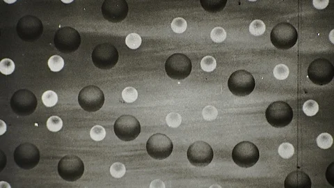 Atomic Molecule Chart Animated Educational Graphic 1960s Vintage Old Film Movie Stock Footage 97952181