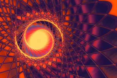 Atomic particle background as theme of physics Stock Photos