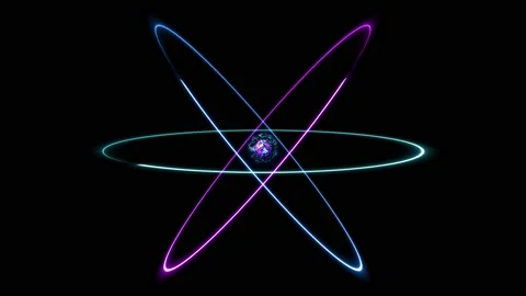 Atomic particles Stock Footage 140888518