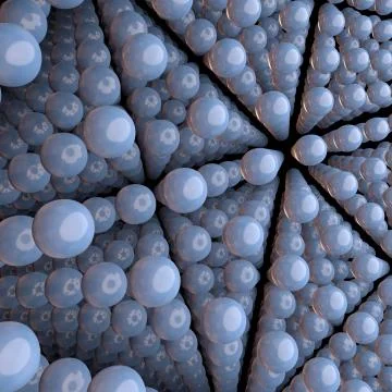 Atomic particles Stock Illustration