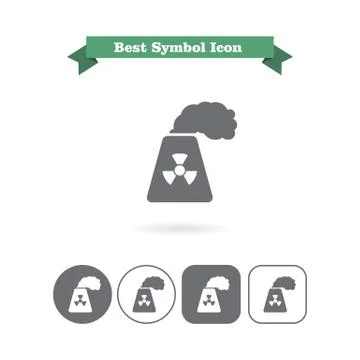 Atomic power station Stock Illustration