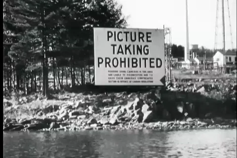 Atomic project at Chalk River - 1948 Stock Footage 93032885