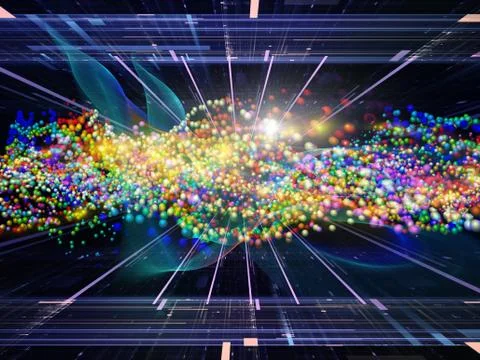 Atomic Propagation Illustrazione stock