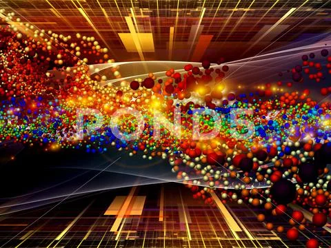 Atomic Propagation Ilustração Stock