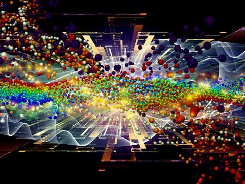 Atomic Propagation Stock Illustration