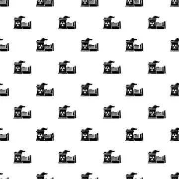 Atomic reactor pattern seamless Stock Illustration