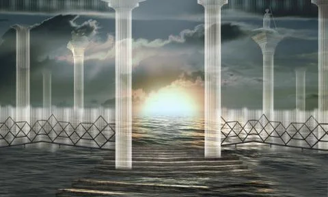 Atomic rise Stock Photos