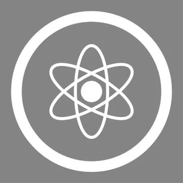 Atomic Rounded Vector Icon Stock Illustration