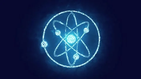Atomic Science nuclear Energy animation Stock Footage 241073481
