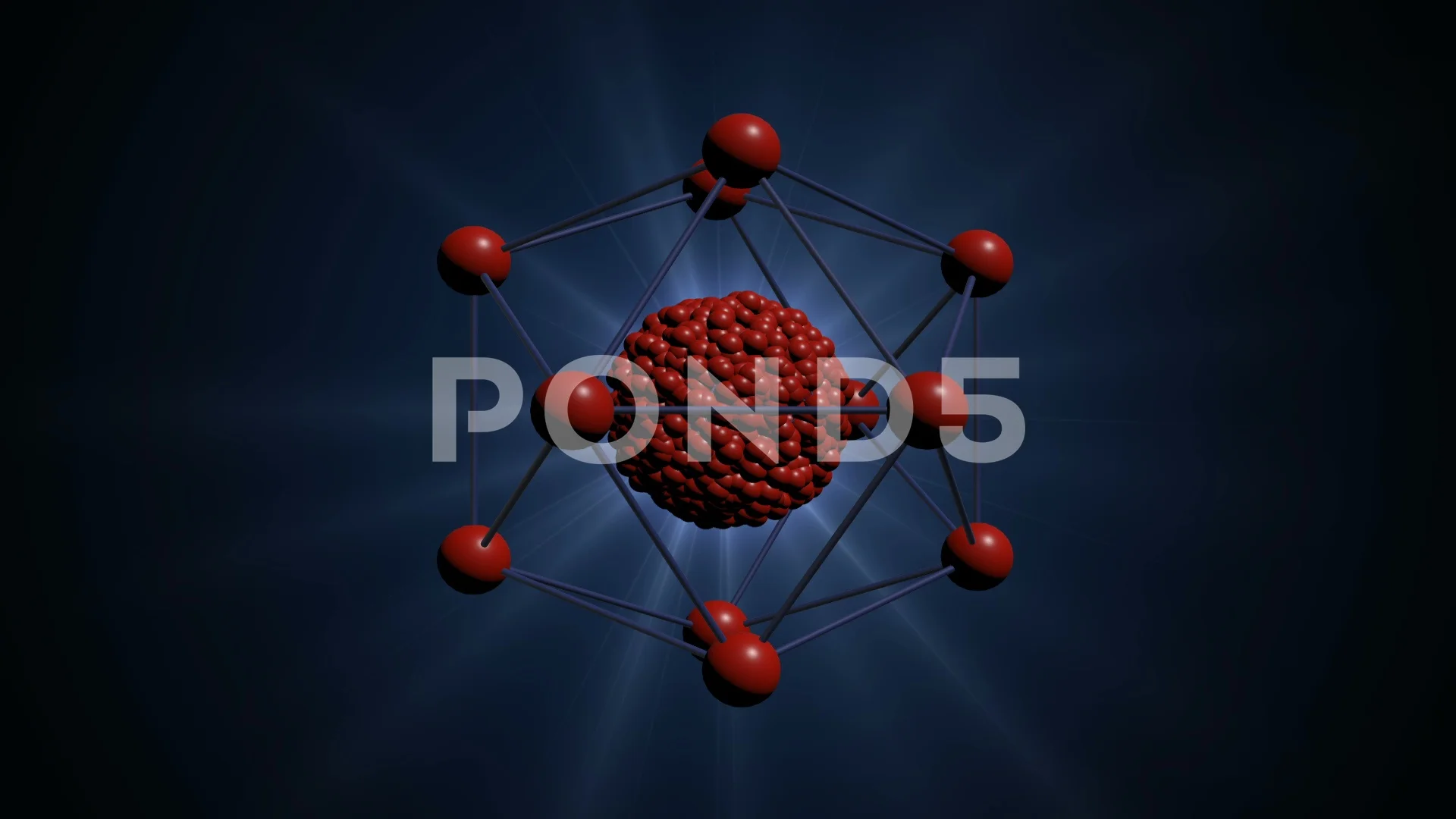 atomic structure 3d animation | Stock Video | Pond5