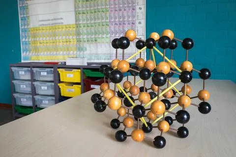 Atomic Structure of Diamond 写真素材