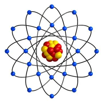 Atomic structure Stock Illustration