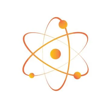 Atomic Structure Illustration Stock-Illustration