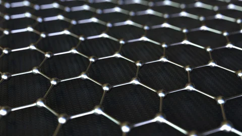 Atomic structure model. Loopable motion background Stock Footage 91647366